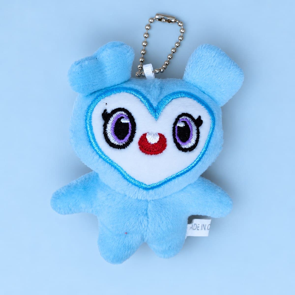 Llavero de peluche Twice carita corazón celeste - foto 2