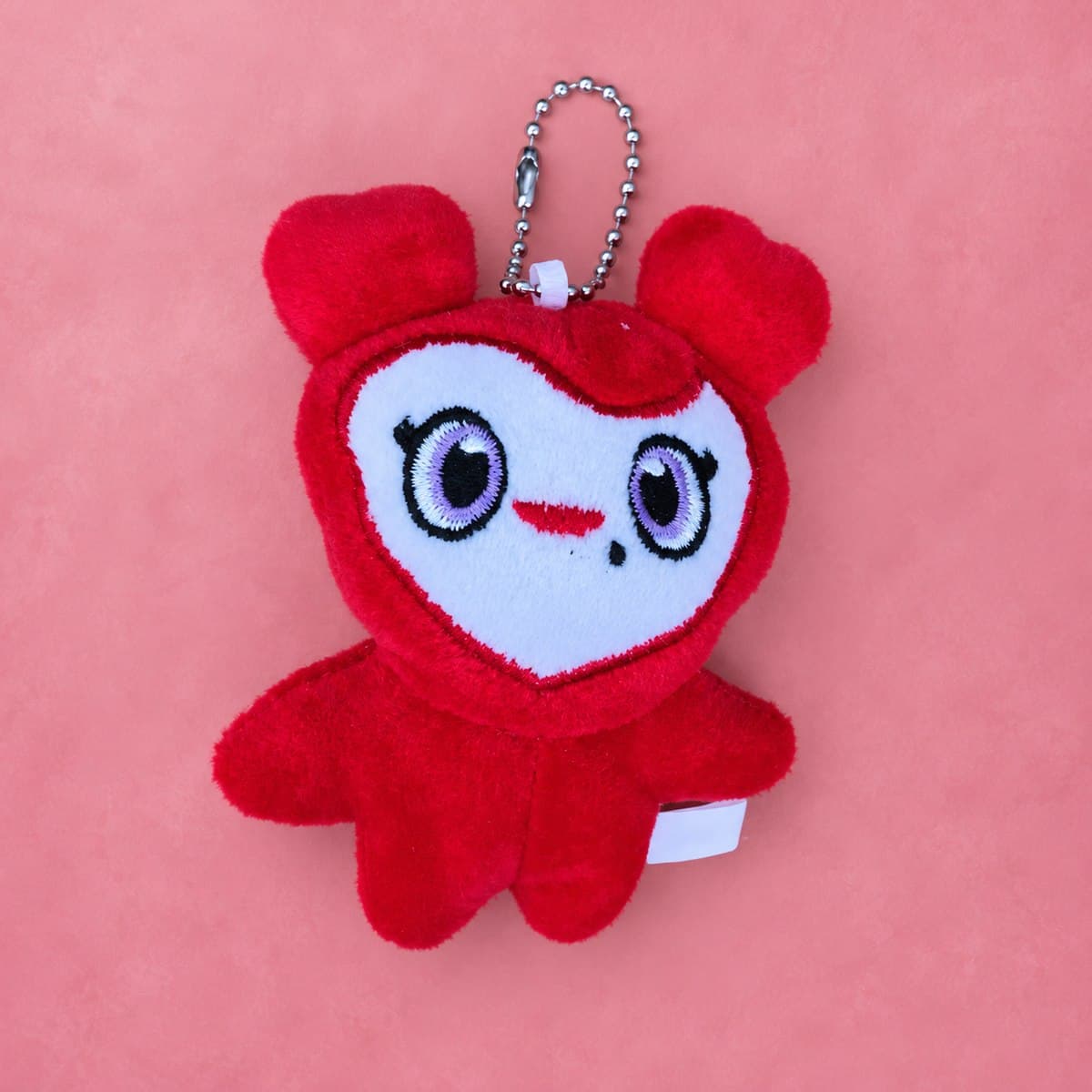 Llavero de peluche Twice carita corazón rojo - foto 2