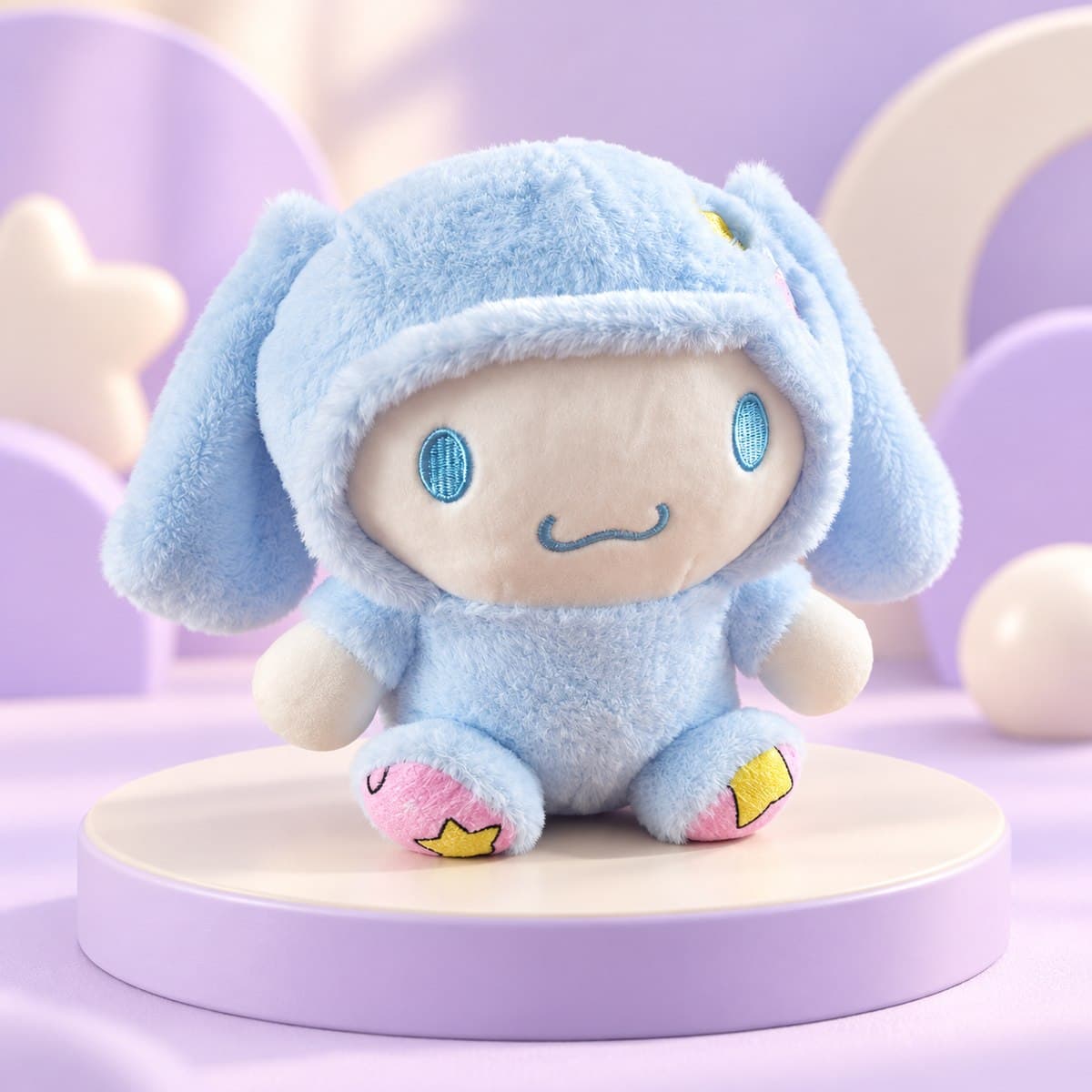 Peluche Cinnamoroll celeste con estrellas - foto 2