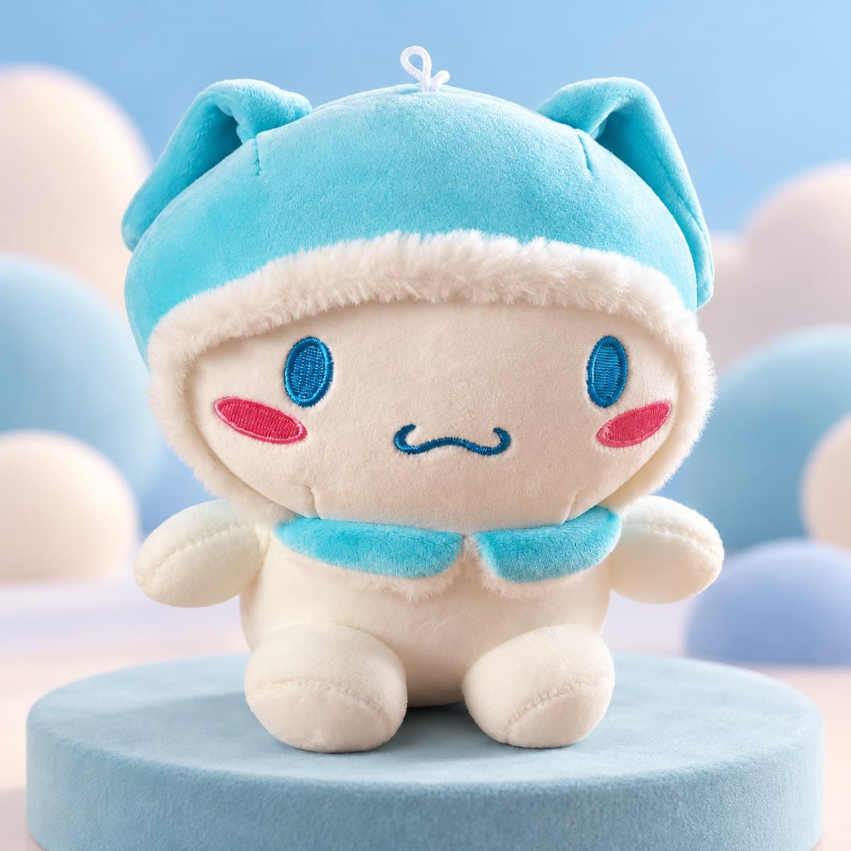 Peluche Cinnamoroll turquesa con gorro - foto 2