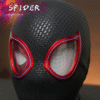 Máscara Miles Morales Premium con Ojos Móviles